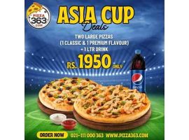 Pizza 363 Offers Asia Cup Deal 3 For Rs.1950/-image-1322
